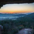 Sunrise at Drachenfels Castle