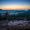 Sunrise at Drachenfels Castle