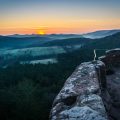 Sunrise at Drachenfels Castle