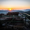 Sunrise at Drachenfels Castle
