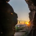 Sunrise at Drachenfels Castle