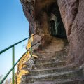 Corridors inside the rock