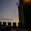 The Moon at Hohenzollern Castle
