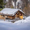 Cabin in the snow Cabin in the snow